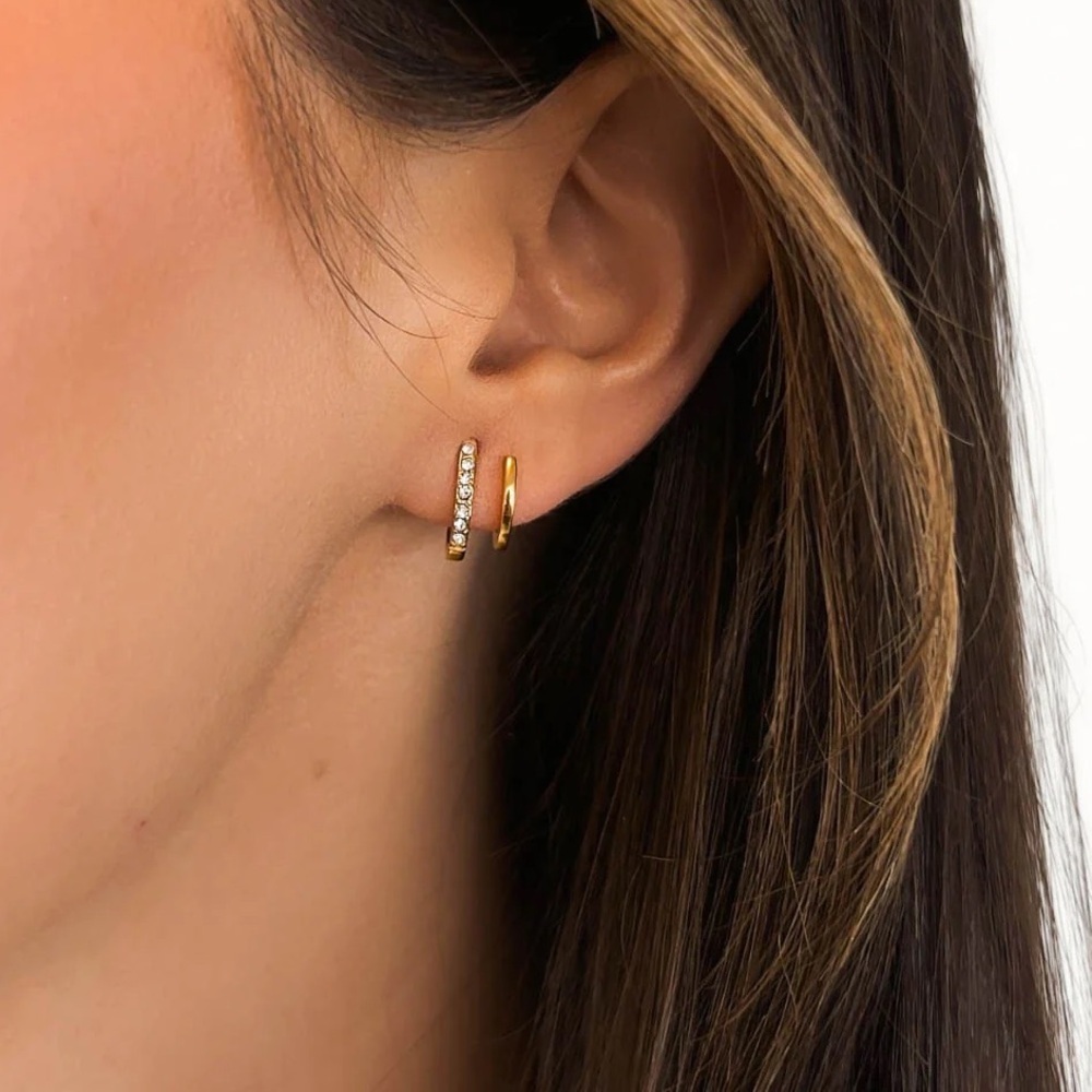 Raquel Double Hoop Earring